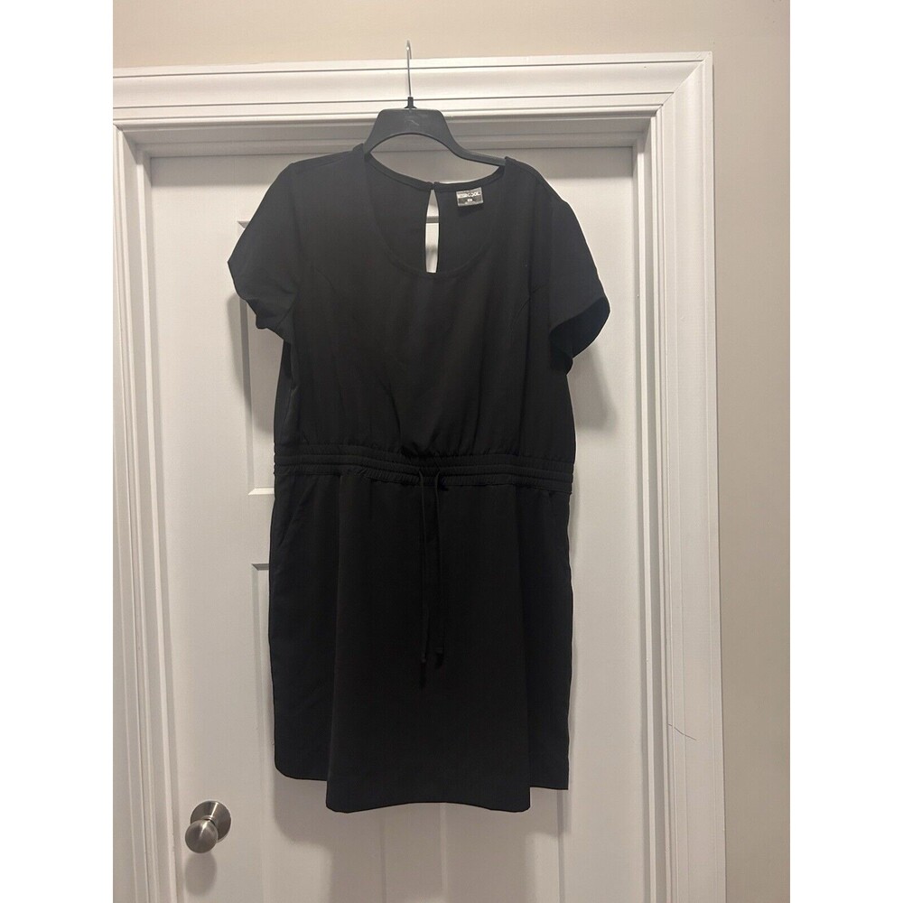32 Degrees Women’s Soft Twill Drawstring Dress Athleisure Pockets Casual Size XL